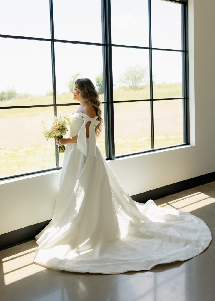 Dallas Bridal Portrait in front of a window